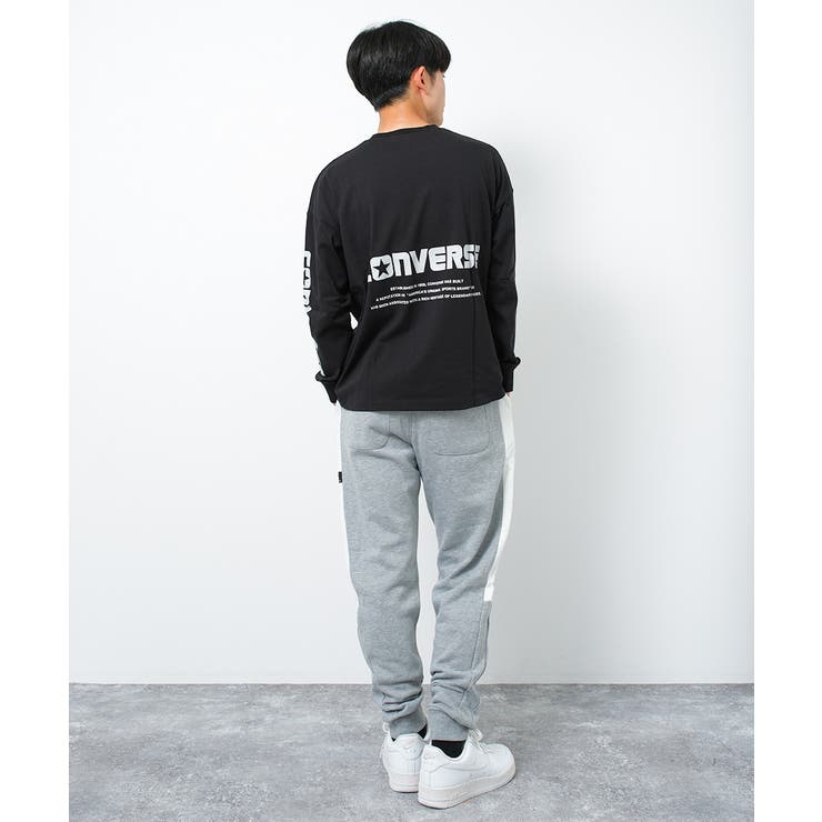 CONVERSE 別注ポケット付袖ロゴロングTシャツ カットソー | 子ども服 SHUSHU | 詳細画像9 