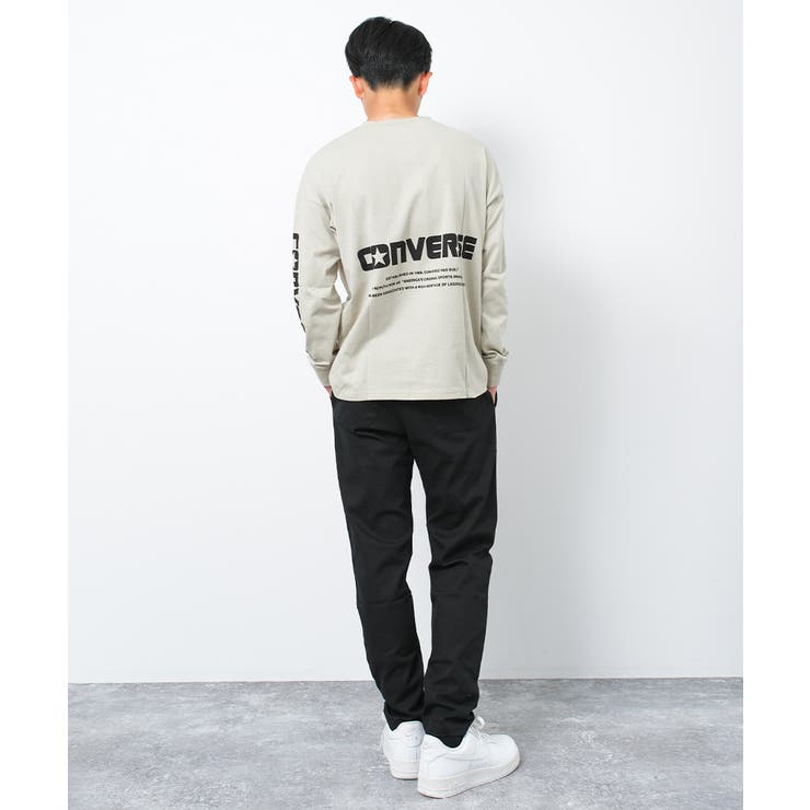 CONVERSE 別注ポケット付袖ロゴロングTシャツ カットソー | 子ども服 SHUSHU | 詳細画像7 