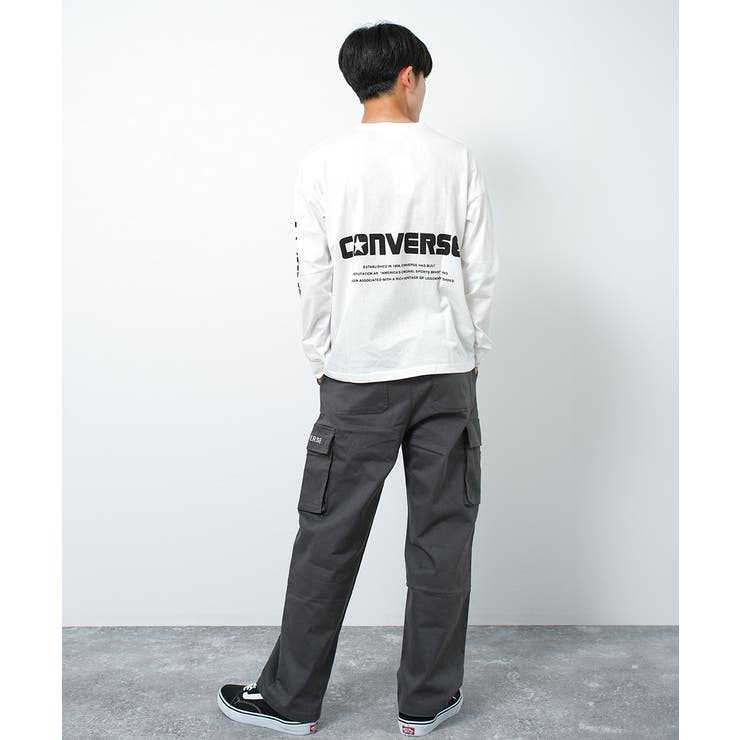 CONVERSE 別注ポケット付袖ロゴロングTシャツ カットソー | 子ども服 SHUSHU | 詳細画像11 