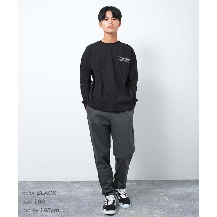 CONVERSE 別注バックプリントビッグロングTシャツ カットソー | 子ども服 SHUSHU | 詳細画像5 