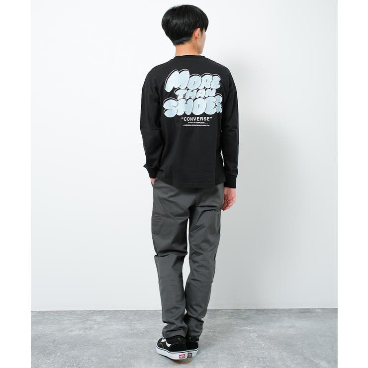 CONVERSE 別注バックプリントビッグロングTシャツ カットソー | 子ども服 SHUSHU | 詳細画像6 