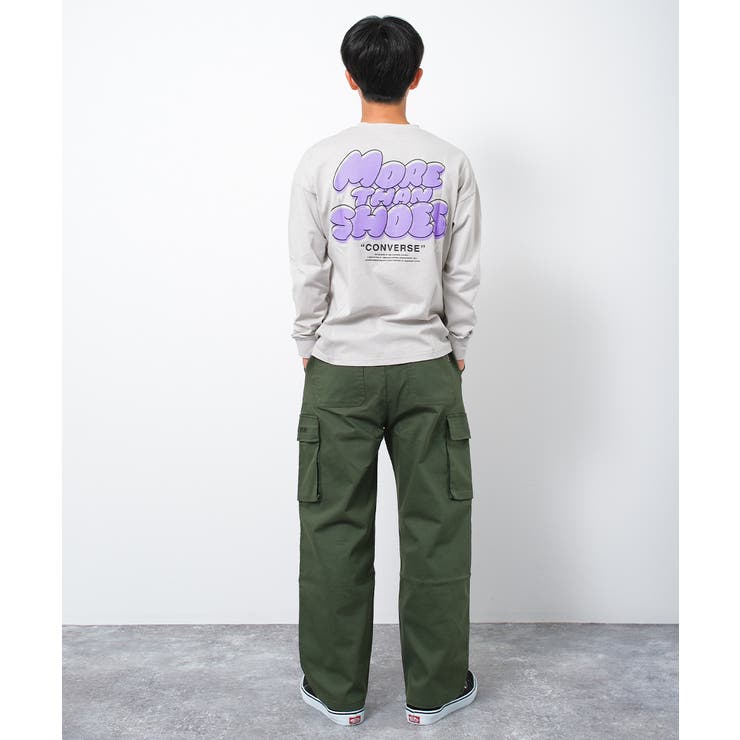 CONVERSE 別注バックプリントビッグロングTシャツ カットソー | 子ども服 SHUSHU | 詳細画像8 