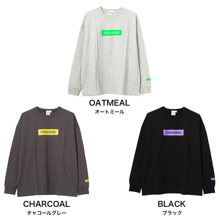 CONVERSE 別注ネオンプリントロングTシャツ カットソー | 子ども服 SHUSHU | 詳細画像7 