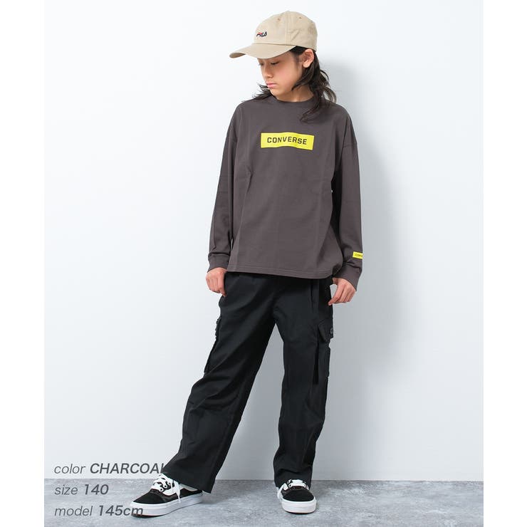 CONVERSE 別注ネオンプリントロングTシャツ カットソー | 子ども服 SHUSHU | 詳細画像4 