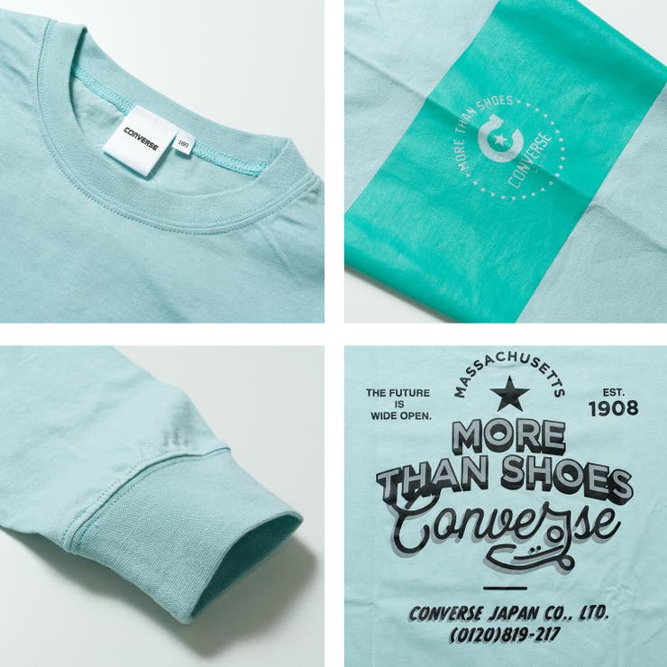 CONVERSE 別注袖ラインプリントロングTシャツ カットソー | 子ども服 SHUSHU | 詳細画像13 