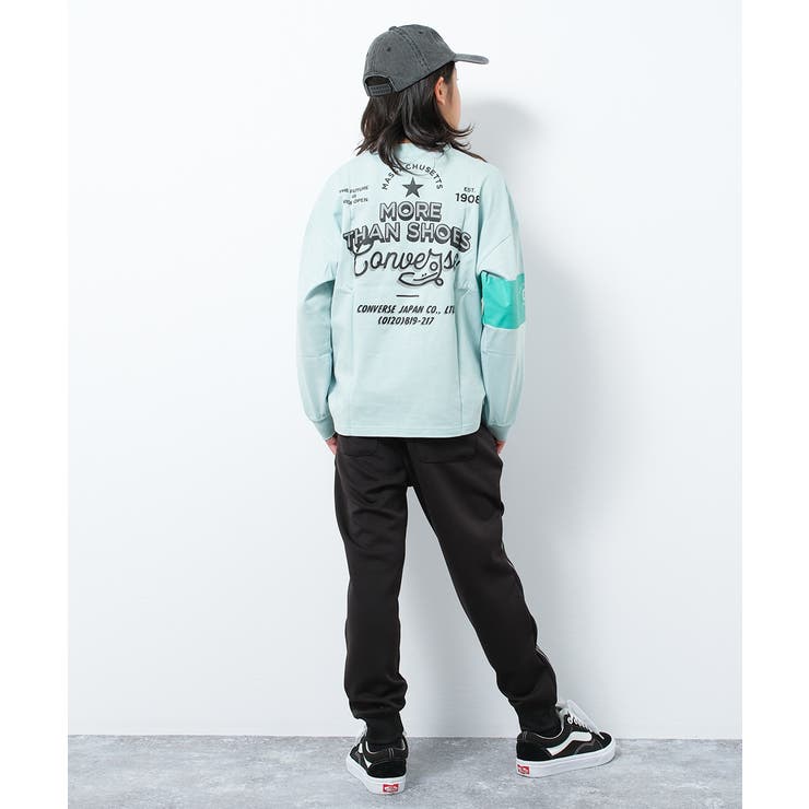 CONVERSE 別注袖ラインプリントロングTシャツ カットソー | 子ども服 SHUSHU | 詳細画像11 
