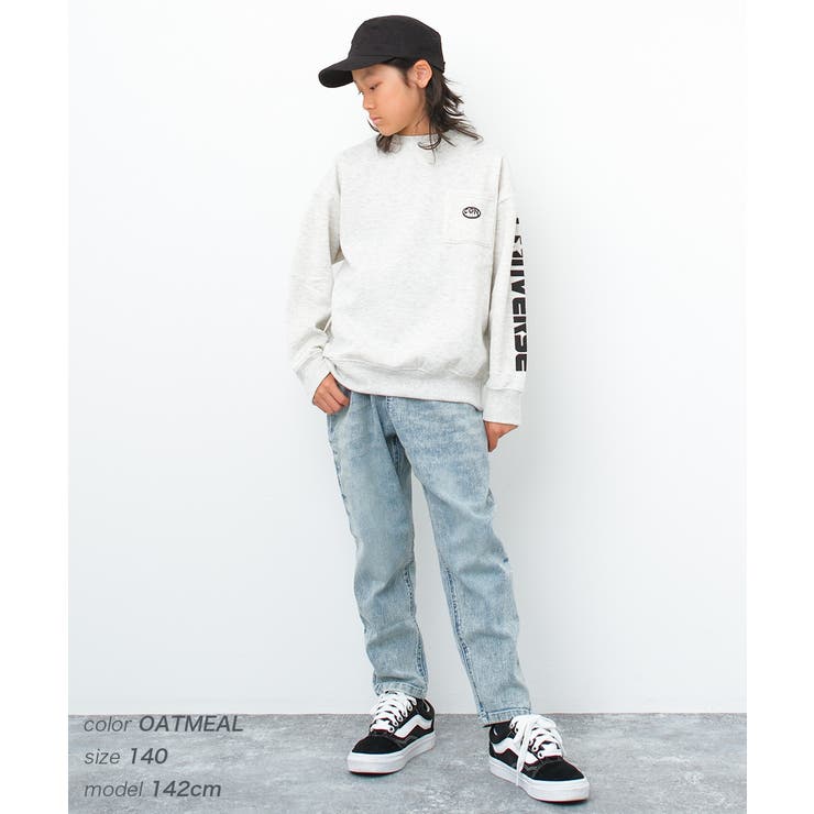 CONVERSE 別注ポケット付袖ロゴプリントトレーナー トップス | 子ども服 SHUSHU | 詳細画像10 