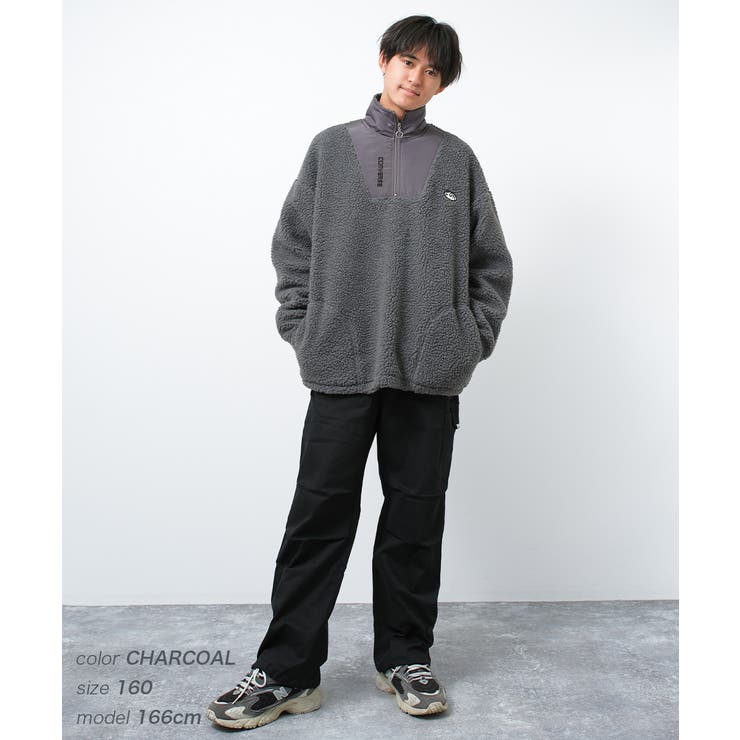 CONVERSE 別注ボアハーフジップアップトレーナー トップス | 子ども服 SHUSHU | 詳細画像4 