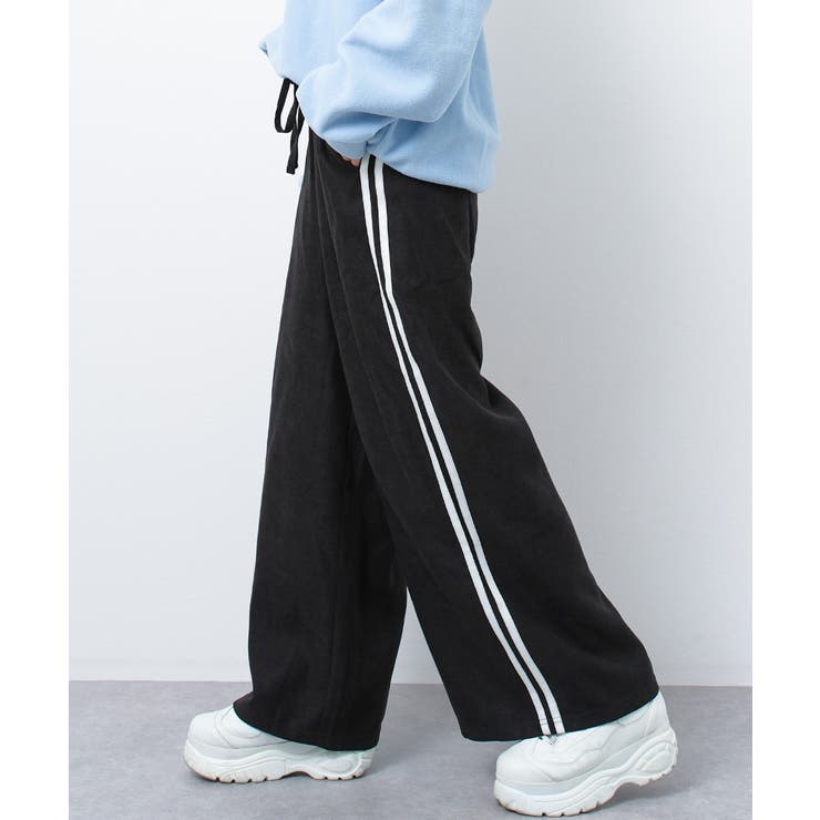 サイドラインワイドパンツ ボトムス 子供服[品番:SHUK0001638 サイドラインワイドパンツ ボトムス 子供服[品番:SHUK0001638