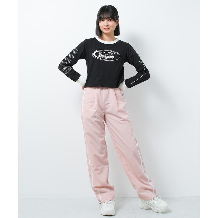 リンガーショート丈ロングTシャツ トップス ロンT | 子ども服 SHUSHU | 詳細画像3 