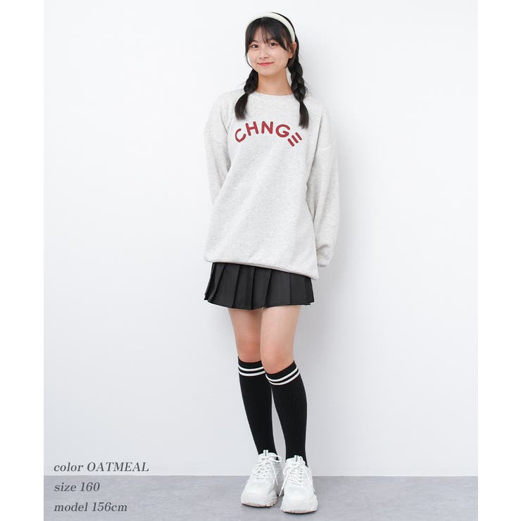 裏起毛ロゴプリントトレーナー 子供服 女の子 | 子ども服 SHUSHU | 詳細画像6 