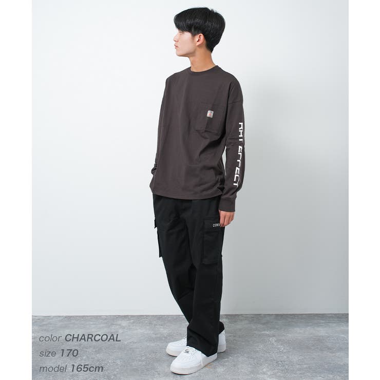 袖プリントビッグロングTシャツ トップス 長袖 | 子ども服 SHUSHU | 詳細画像3 