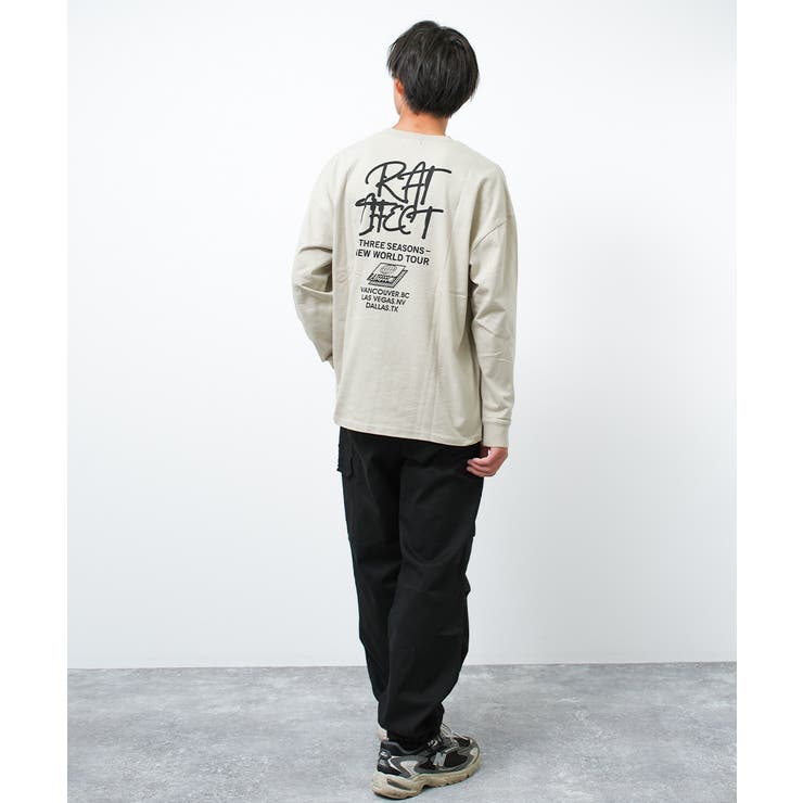 THREE SEASONS ロゴスーパービッグロングTシャツ | 子ども服 SHUSHU | 詳細画像9 