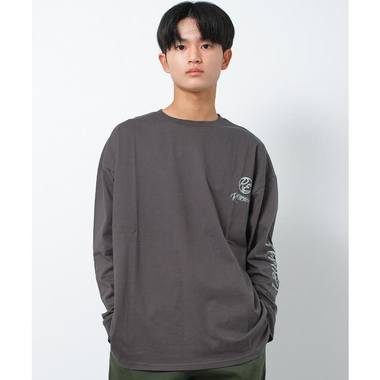 ストリート袖ロゴスーパービッグロングTシャツ トップス 長袖 | 子ども服 SHUSHU | 詳細画像3 