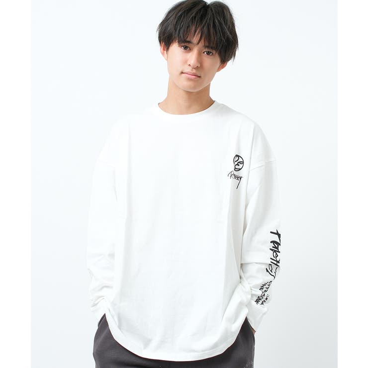 ストリート袖ロゴスーパービッグロングTシャツ トップス 長袖 | 子ども服 SHUSHU | 詳細画像5 