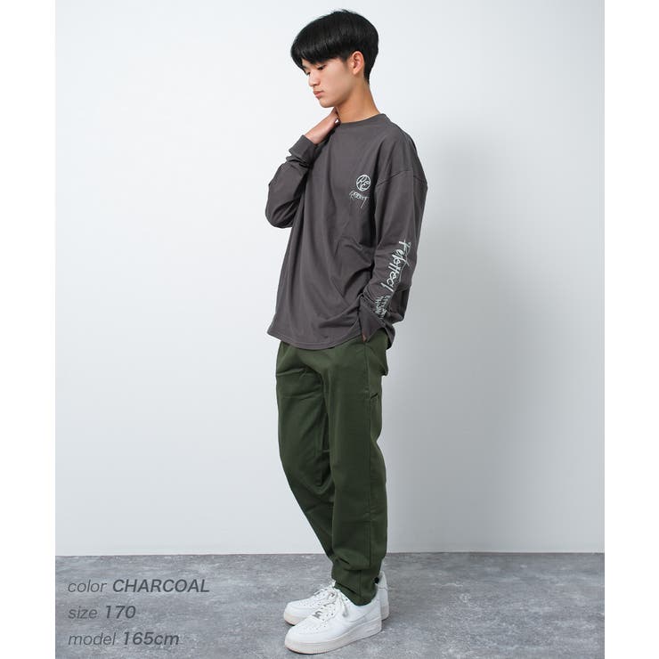 ストリート袖ロゴスーパービッグロングTシャツ トップス 長袖 | 子ども服 SHUSHU | 詳細画像8 