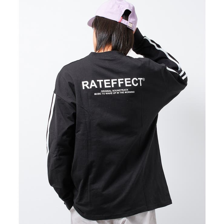 袖ラインバックプリントロングTシャツ トップス ロンT | 子ども服 SHUSHU | 詳細画像3 