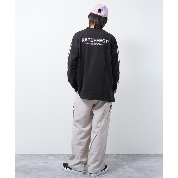 袖ラインバックプリントロングTシャツ トップス ロンT | 子ども服 SHUSHU | 詳細画像9 