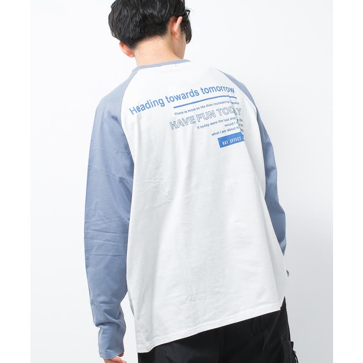 ラグランスリーブロゴロングTシャツ トップス ロンT | 子ども服 SHUSHU | 詳細画像2 