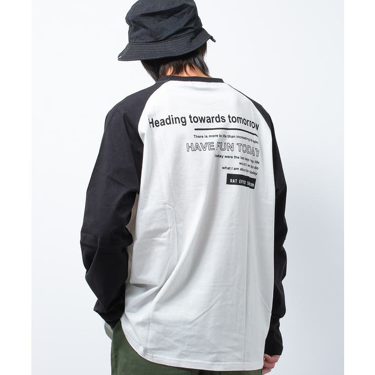 ラグランスリーブロゴロングTシャツ トップス ロンT | 子ども服 SHUSHU | 詳細画像4 