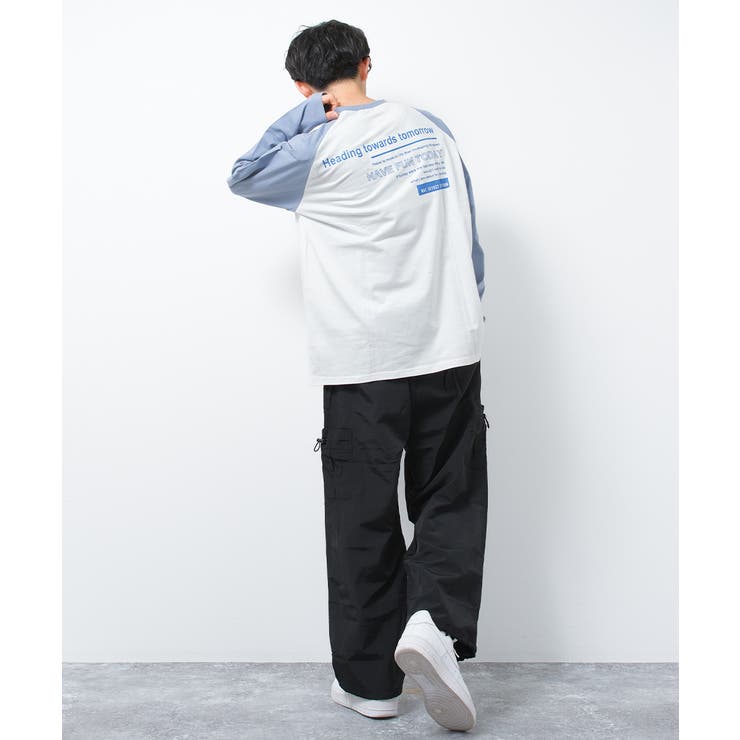 ラグランスリーブロゴロングTシャツ トップス ロンT | 子ども服 SHUSHU | 詳細画像6 