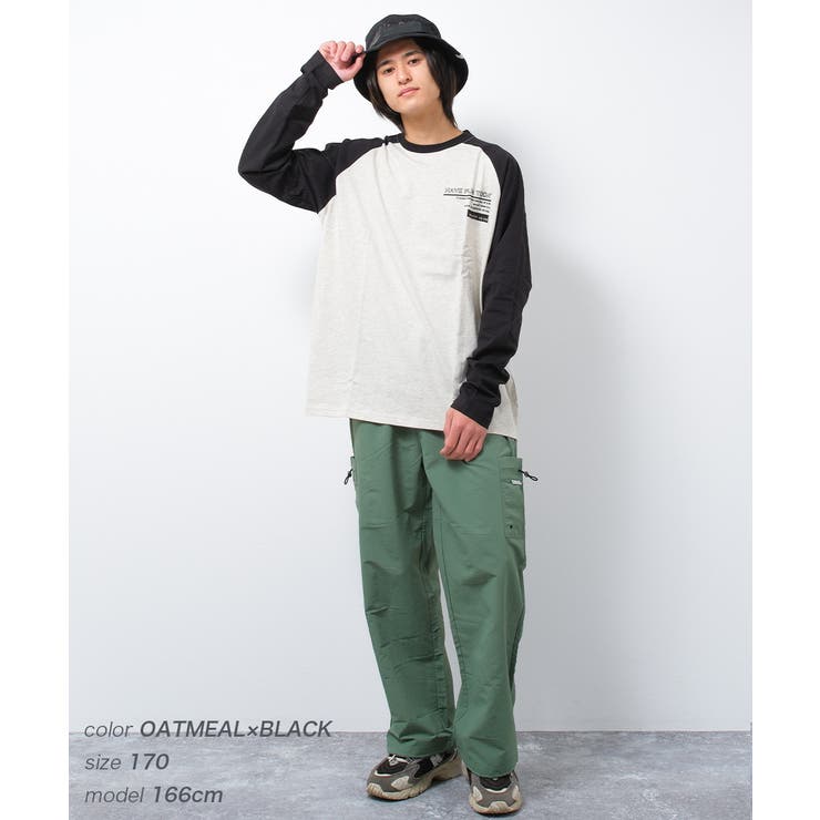 ラグランスリーブロゴロングTシャツ トップス ロンT | 子ども服 SHUSHU | 詳細画像7 