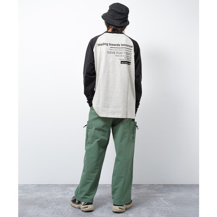 ラグランスリーブロゴロングTシャツ トップス ロンT | 子ども服 SHUSHU | 詳細画像8 