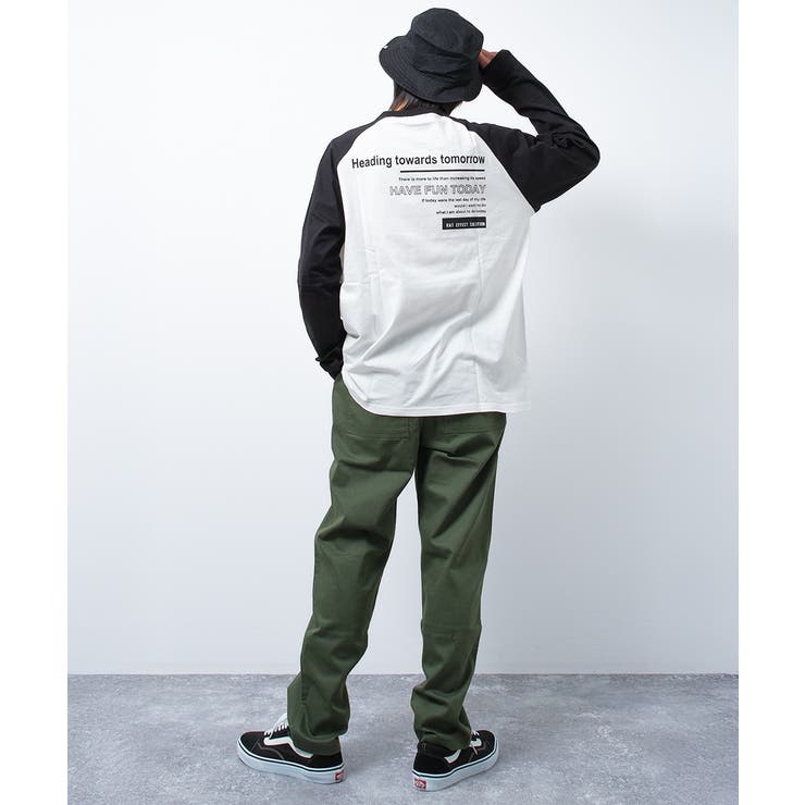 ラグランスリーブロゴロングTシャツ トップス ロンT | 子ども服 SHUSHU | 詳細画像10 