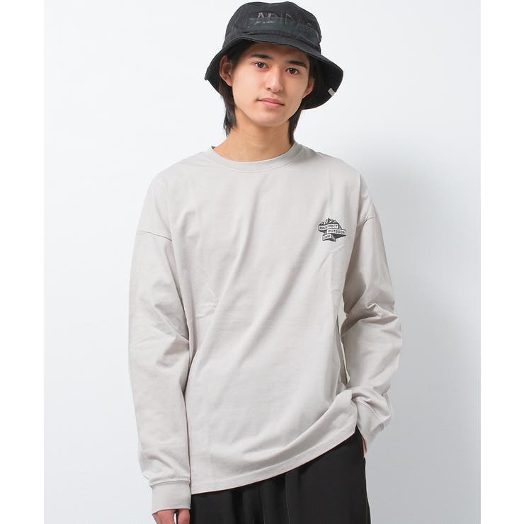 ライトグレー | MOUNTAINEERNING CLUBロングTシャツ トップス | 子ども服 SHUSHU