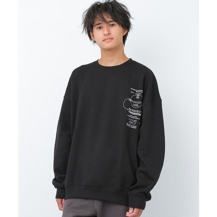 裏起毛RAT EARTHスーパービッグトレーナー トップス | 子ども服 SHUSHU | 詳細画像3 