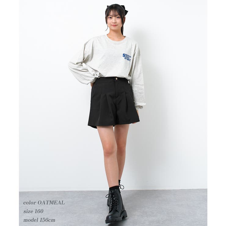 バックWOLFDOGプリントロングTシャツ トップス ロンT | 子ども服 SHUSHU | 詳細画像8 