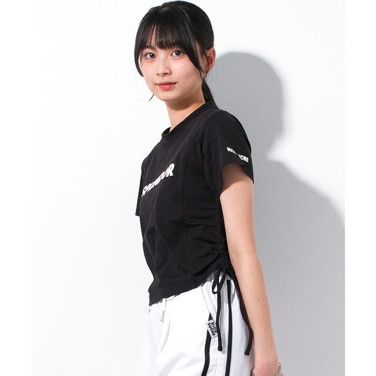 サイドドロストプリントTシャツ トップス 半袖 | 子ども服 SHUSHU | 詳細画像7 