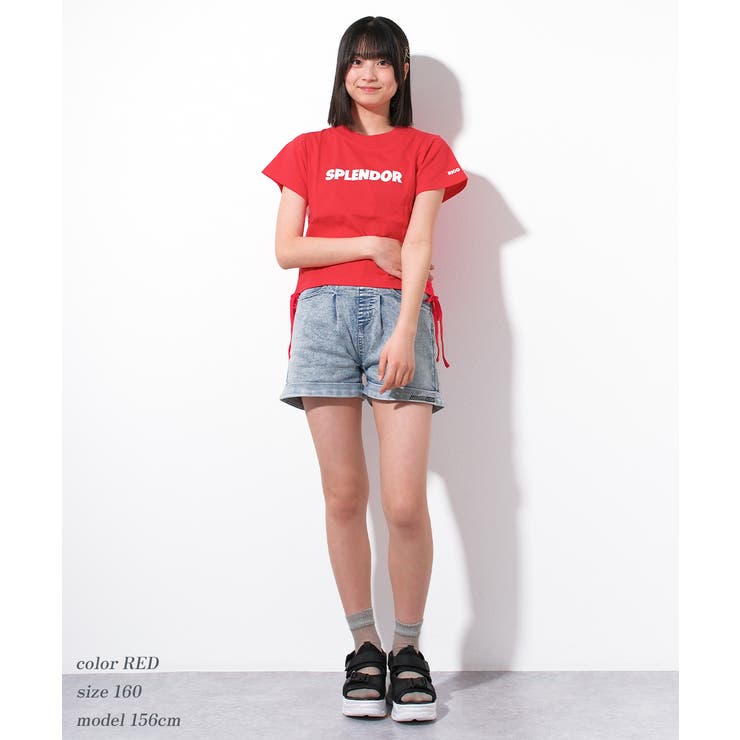 サイドドロストプリントTシャツ トップス 半袖 | 子ども服 SHUSHU | 詳細画像12 