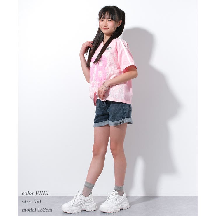 レースナンバリングTシャツ トップス 半袖 | 子ども服 SHUSHU | 詳細画像5 