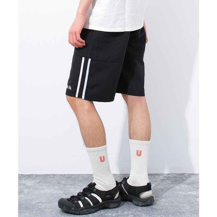 ブラック | 水陸両用ラインショートパンツ ボトムス 半ズボン | 子ども服 SHUSHU