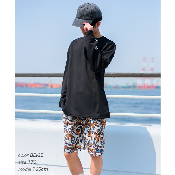 水陸両用総柄プリントショートパンツ ボトムス 半ズボン | 子ども服 SHUSHU | 詳細画像2 