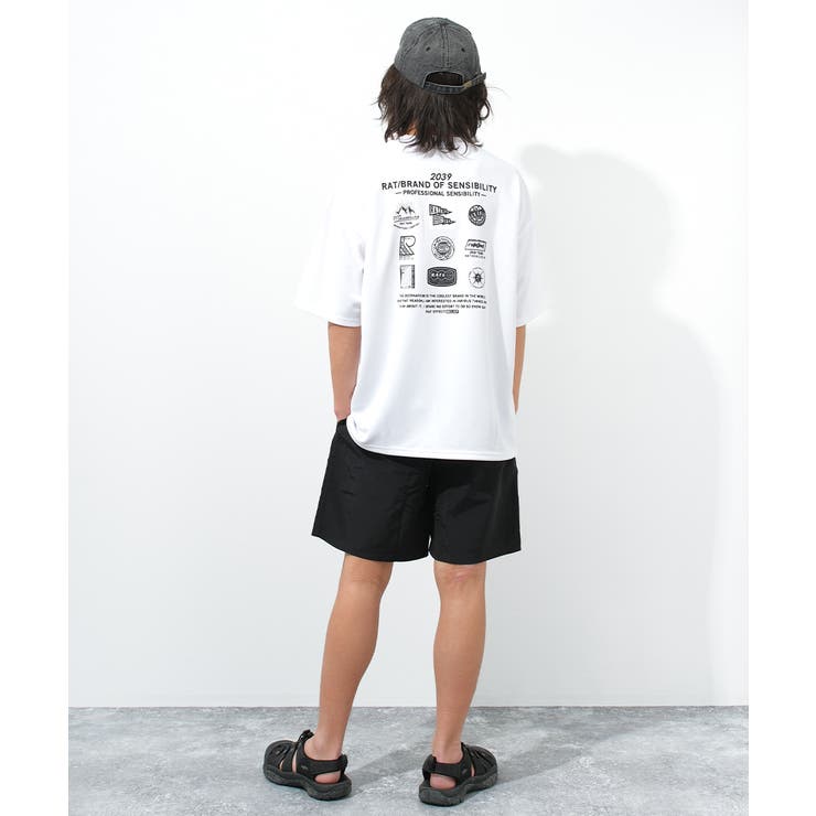 縦ロゴプリントスイムショートパンツ 水着 ビーチパンツ | 子ども服 SHUSHU | 詳細画像4 