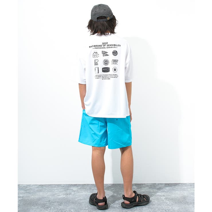 縦ロゴプリントスイムショートパンツ 水着 ビーチパンツ | 子ども服 SHUSHU | 詳細画像13 