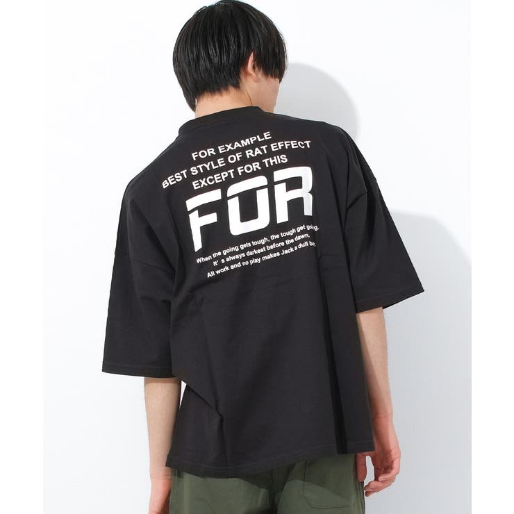 FORバックプリントスーパービッグTシャツ トップス 半袖 | 子ども服 SHUSHU | 詳細画像2 