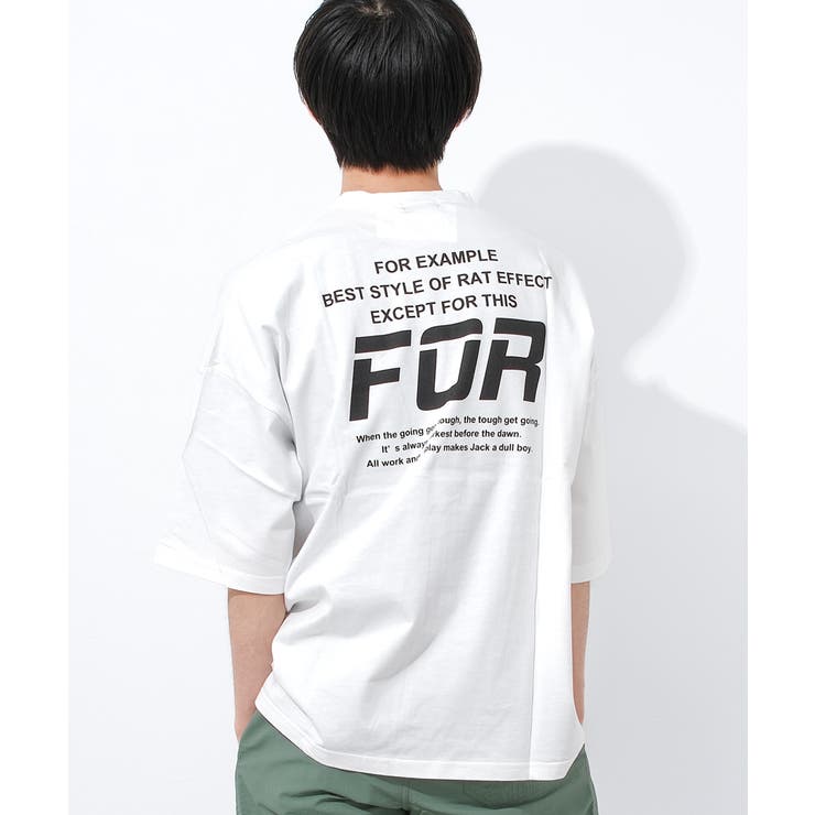 FORバックプリントスーパービッグTシャツ トップス 半袖 | 子ども服 SHUSHU | 詳細画像4 