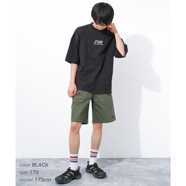 FORバックプリントスーパービッグTシャツ トップス 半袖 | 子ども服 SHUSHU | 詳細画像5 