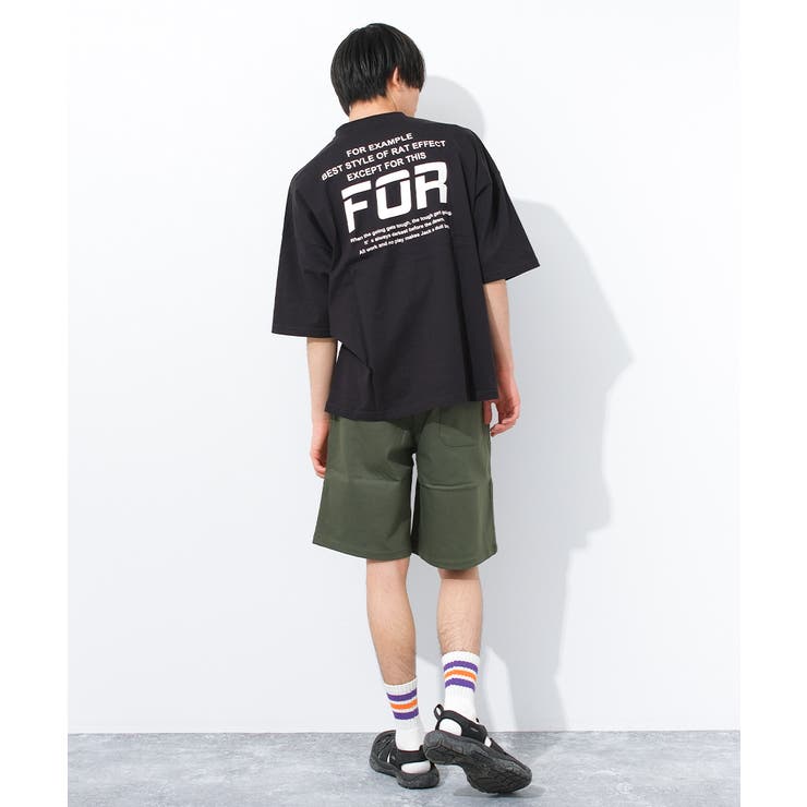 FORバックプリントスーパービッグTシャツ トップス 半袖 | 子ども服 SHUSHU | 詳細画像6 