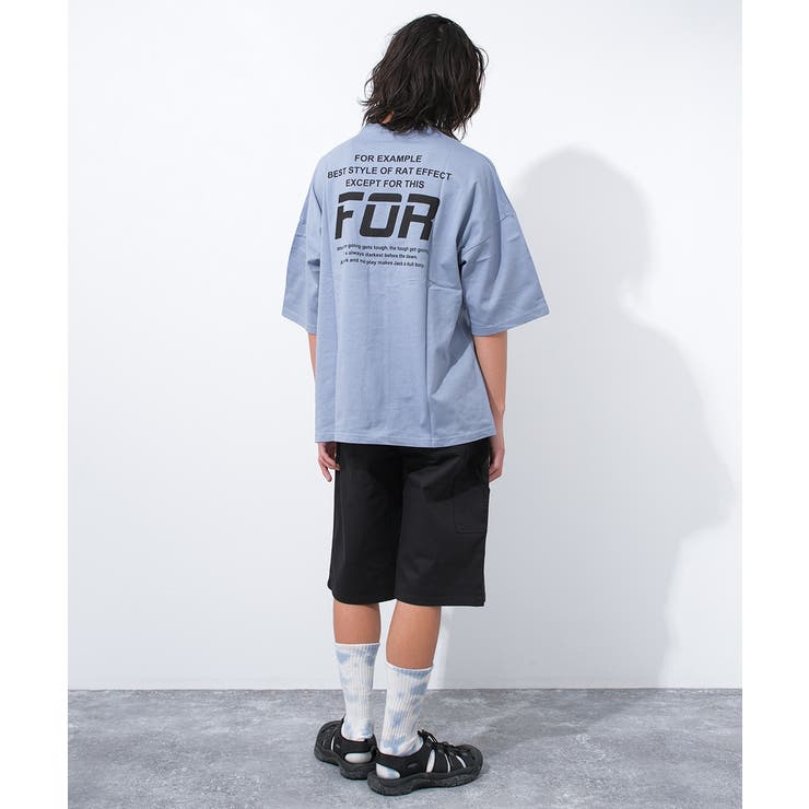 FORバックプリントスーパービッグTシャツ トップス 半袖 | 子ども服 SHUSHU | 詳細画像8 
