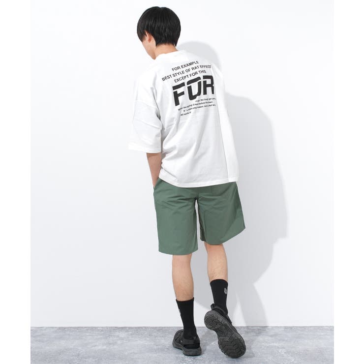 FORバックプリントスーパービッグTシャツ トップス 半袖 | 子ども服 SHUSHU | 詳細画像10 