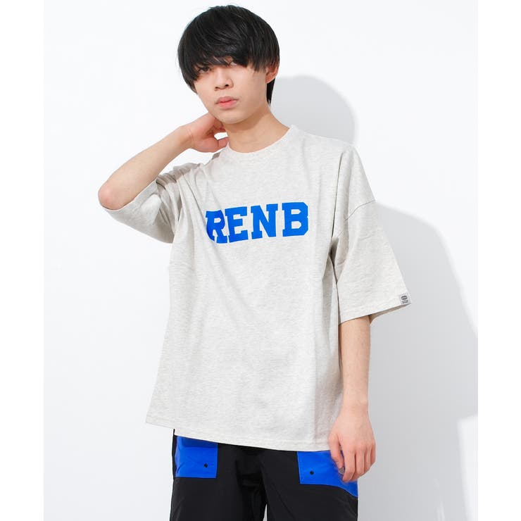 オートミール | ロゴプリントスーパービッグ半袖Tシャツ トップス 半袖 | 子ども服 SHUSHU