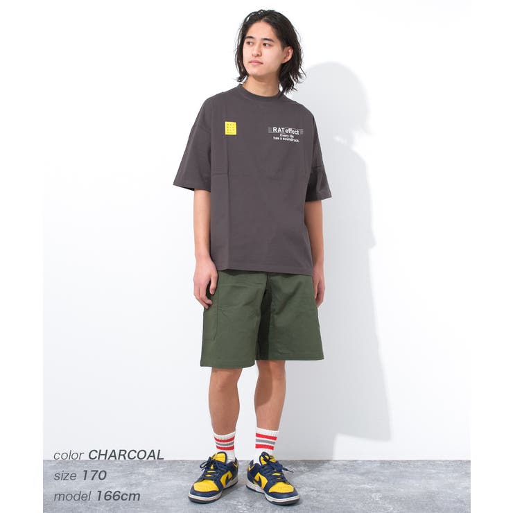 フロントネオンロゴプリント半袖Tシャツ トップス 半袖 | 子ども服 SHUSHU | 詳細画像2 