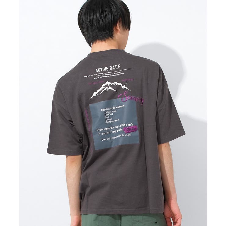 マウンテンプリントTシャツ トップス 半袖 | 子ども服 SHUSHU | 詳細画像2 