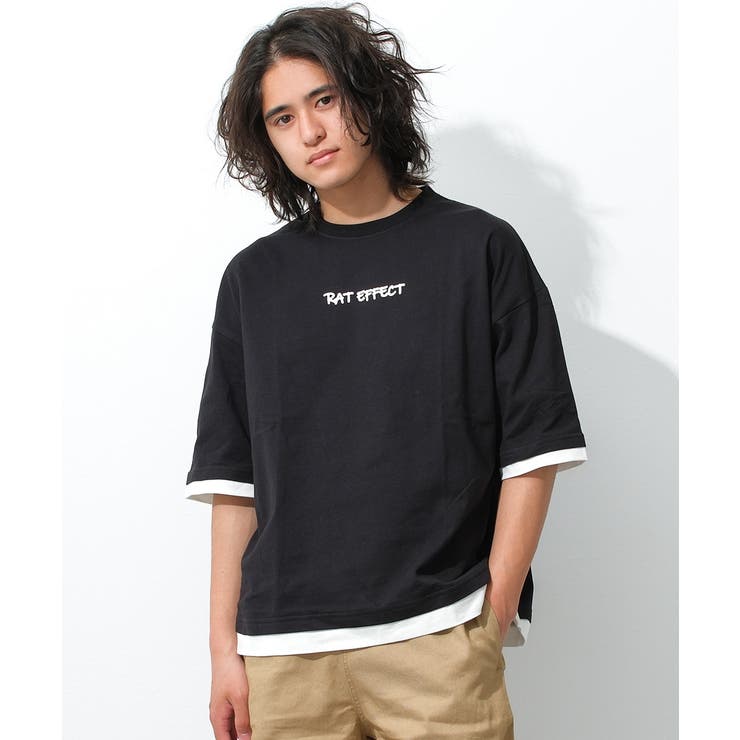 レイヤード風バックプリントTシャツ トップス 半袖 | 子ども服 SHUSHU | 詳細画像2 