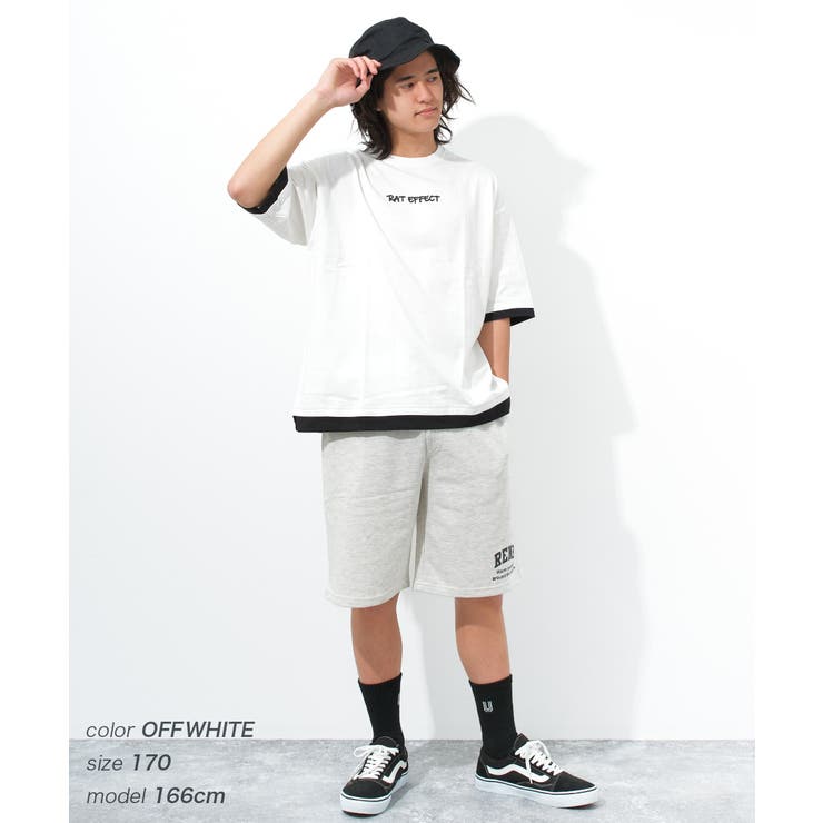 レイヤード風バックプリントTシャツ トップス 半袖 | 子ども服 SHUSHU | 詳細画像9 