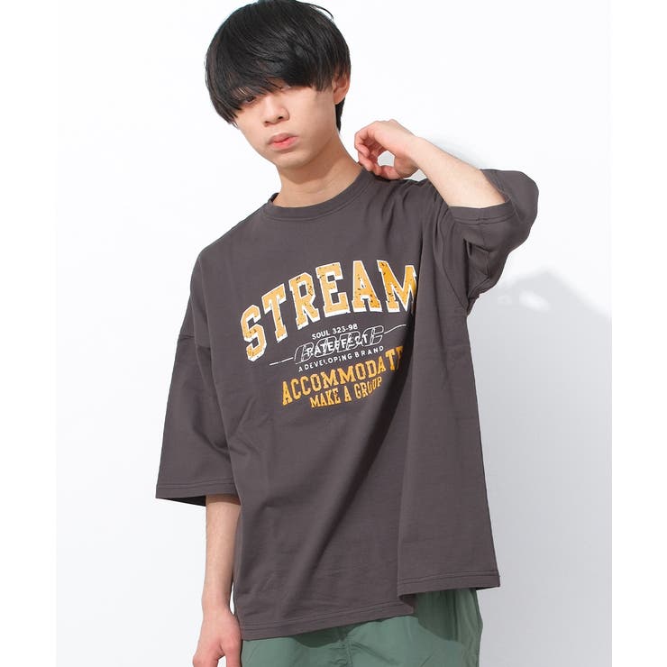 STREAMスーパービッグ半袖Tシャツ トップス 半袖 | 子ども服 SHUSHU | 詳細画像2 